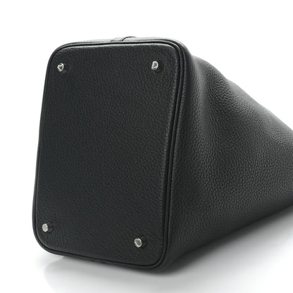 Hermes Taurillon Clemence Picotin Lock 22 MM Black 8 of 8