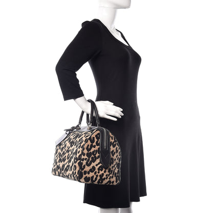 Louis Vuitton Jacquard Velvet Leopard Print Stephen Sprouse Speedy 2 of 12
