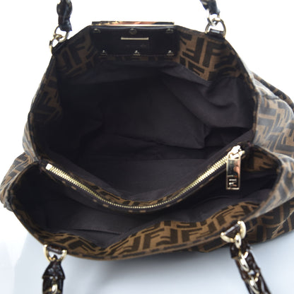 Fendi Zucca Mia Tote Tobacco 6 of 9