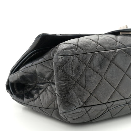 Chanel Metallic Aged Calfskin Quilted 2.55 Reissue 228 Flap Black 9 of 11