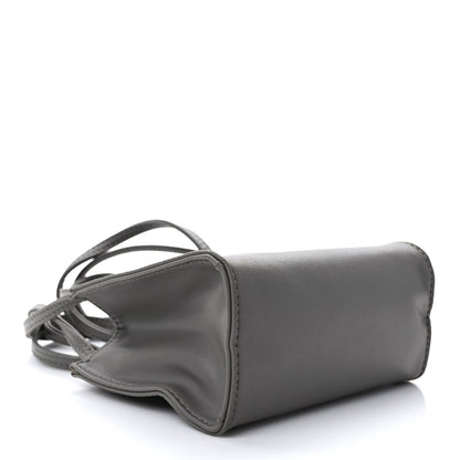 Telfar Vegan Leather Small Shopping Bag Grey 4 of 10
