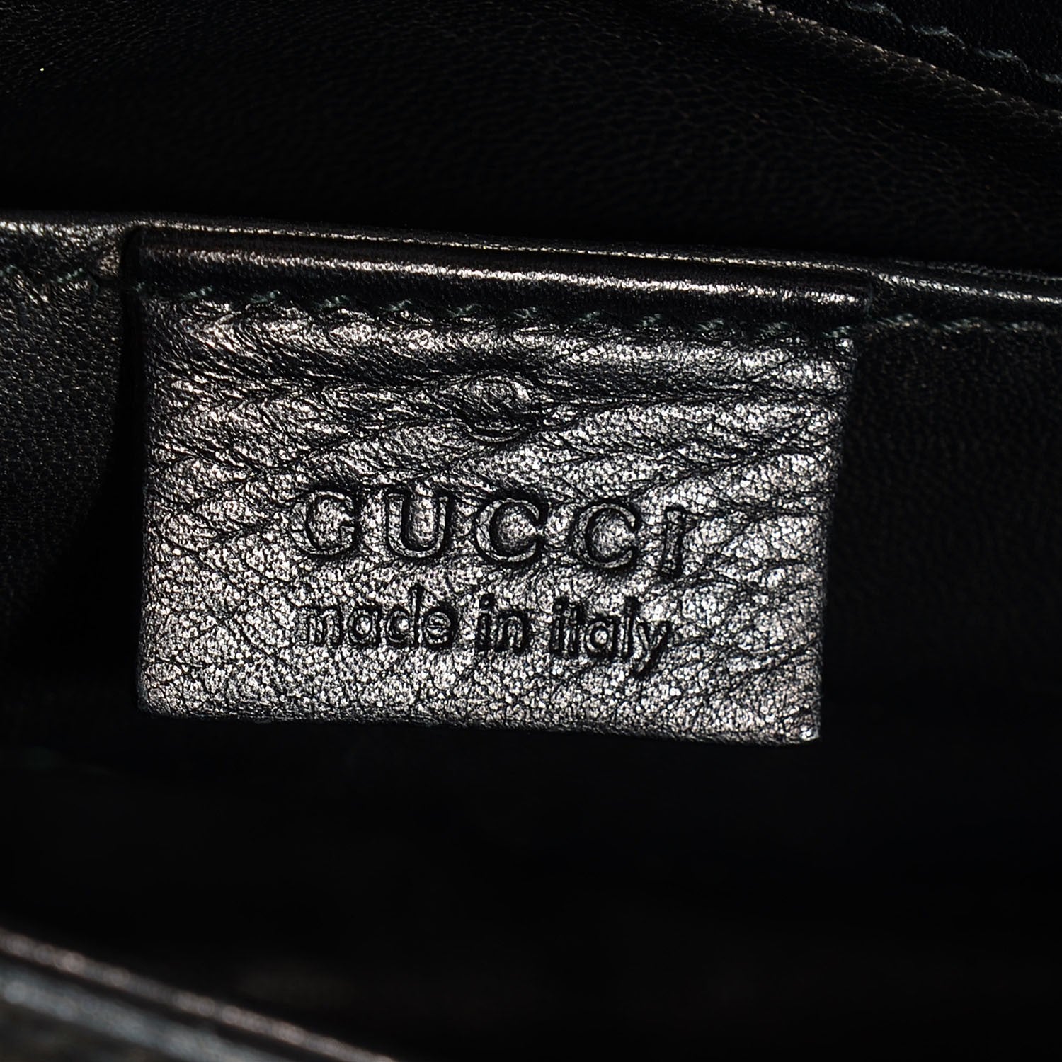 Gucci Calfskin Medium Emily Shoulder Bag Black 7 of 10