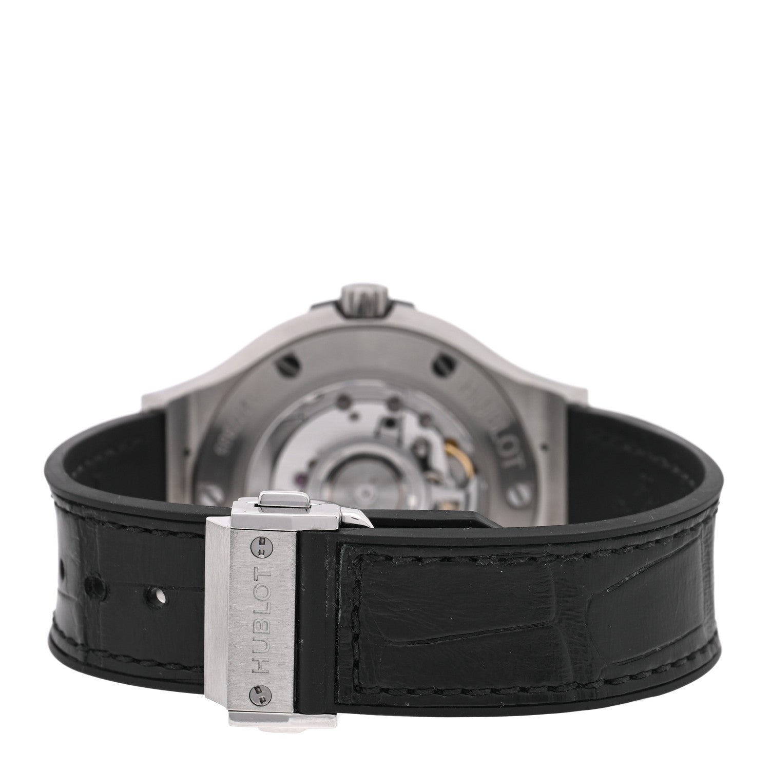 Hublot Titanium Alligator 38mm Classic Fusion Automatic Watch Black 565.NX.1171.LR 3 of 6