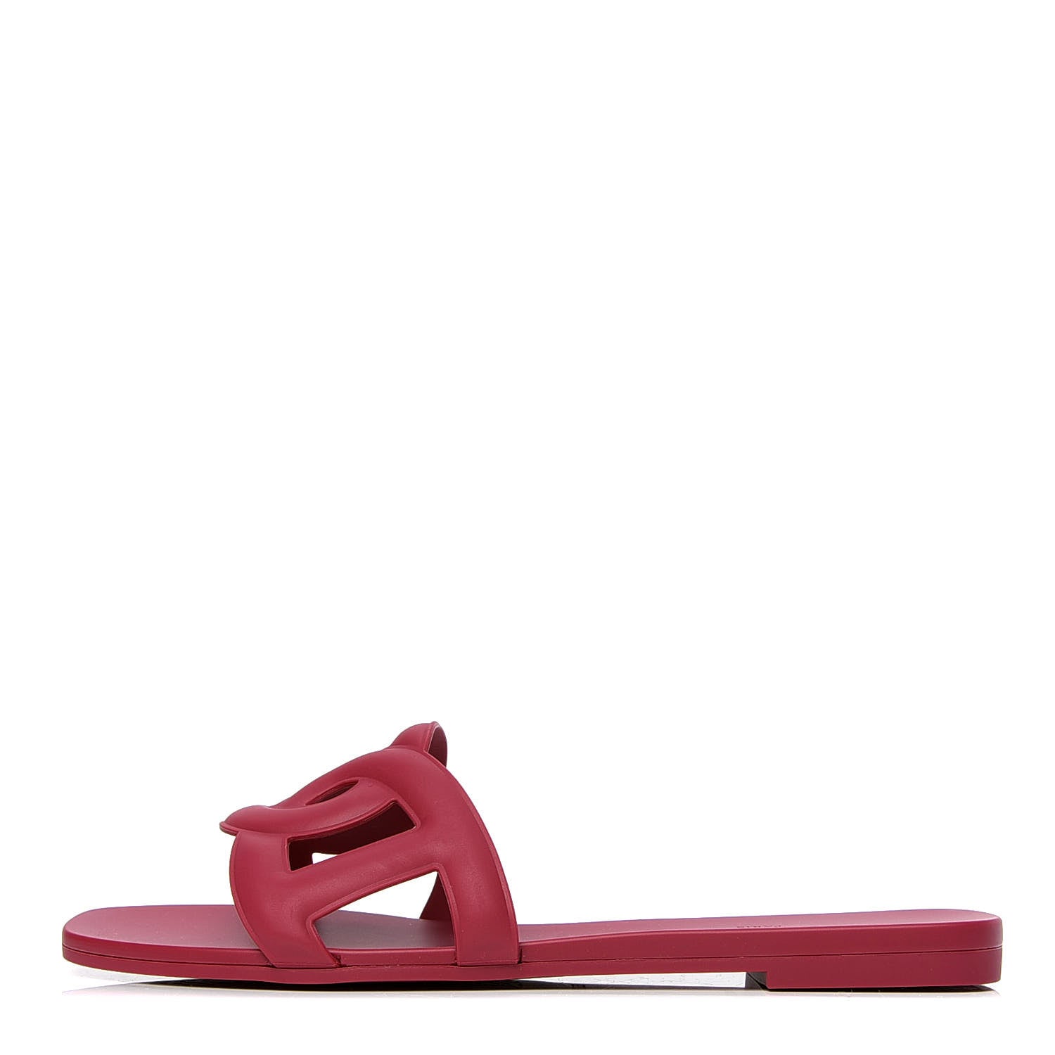 Hermes Rubber Aloha Sandals 38 Rose Baie 1 of 4