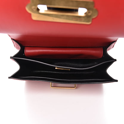 Prada City Calfskin Saffiano Cahier Bag Fuoco Black 5 of 11