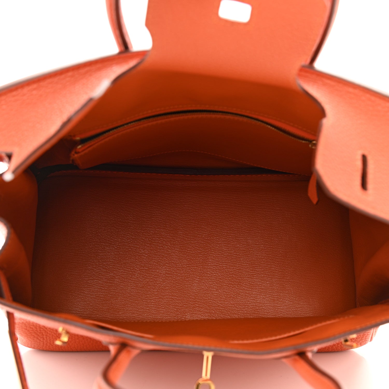 Hermes Togo Birkin 30 Orange 5 of 14
