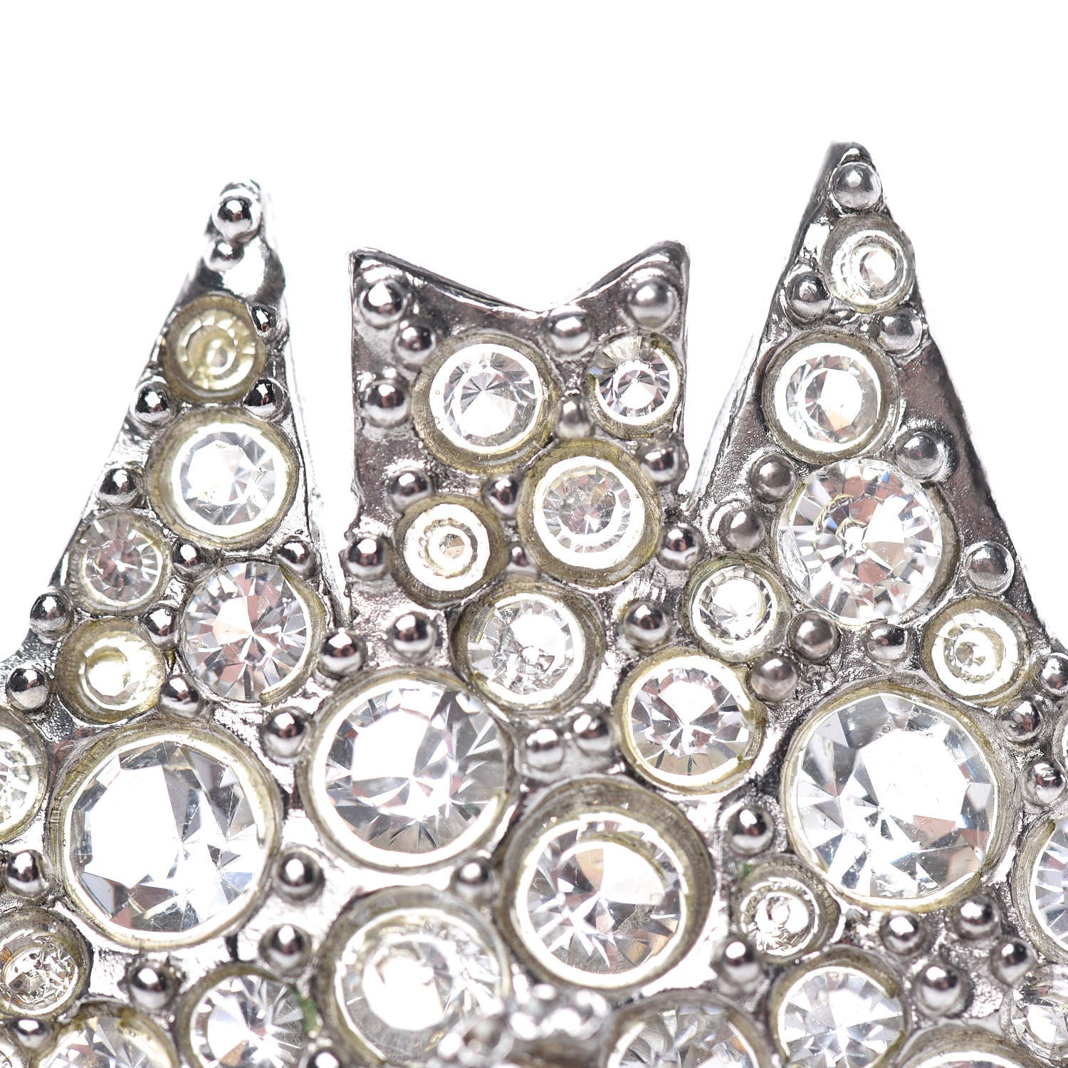 Chanel Crystal Pearl Enamel CC Brooch Black 5 of 5