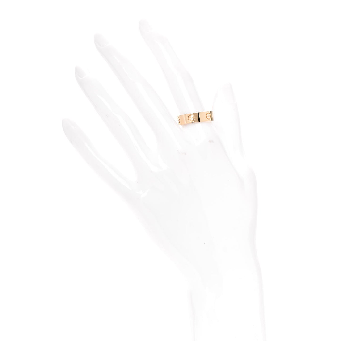 18K Yellow Gold 5.5mm LOVE Ring 56 7.75
