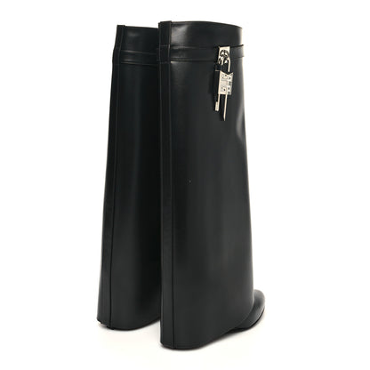 Givenchy Calfskin Shark Lock Pant Boots 39.5 Black 4 of 8