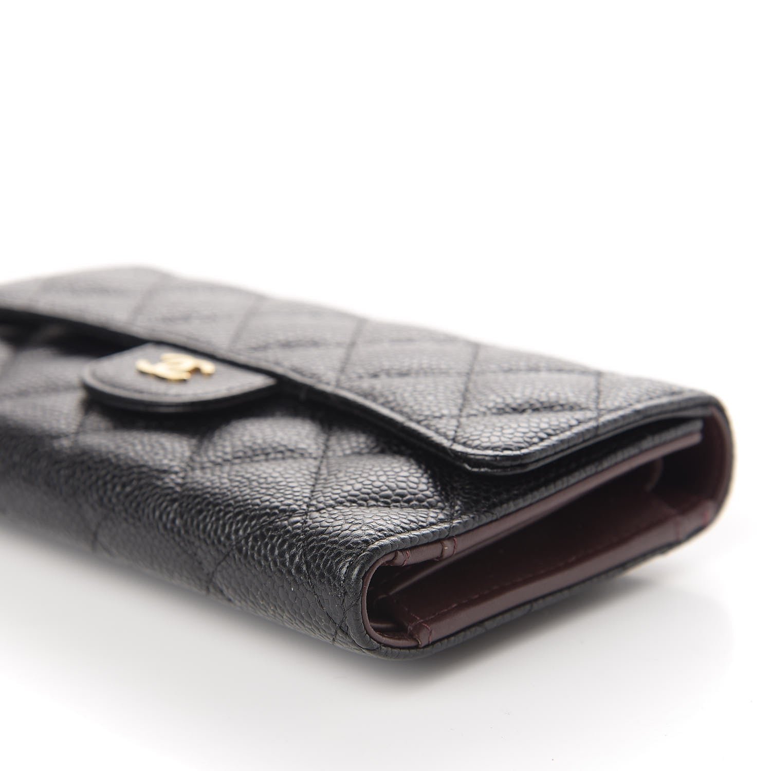 Chanel Caviar Quilted Large Flap Wallet Black 8 of 13