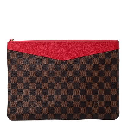 Louis Vuitton Damier Ebene Daily Pouch Scarlet 1 of 4