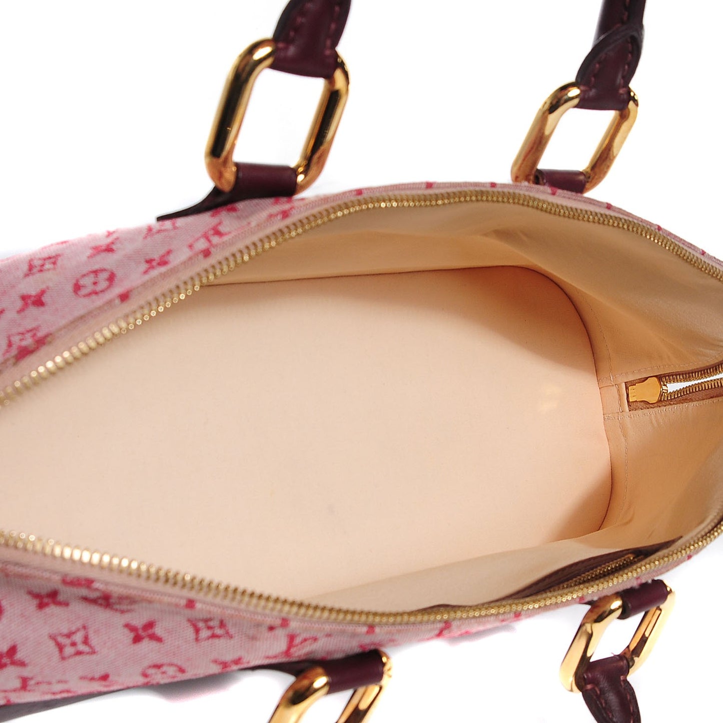 Mini Monogram Alma Long Cherry