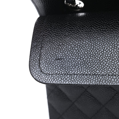 Chanel Caviar Quilted Medium Double Flap Black 11 of 12
