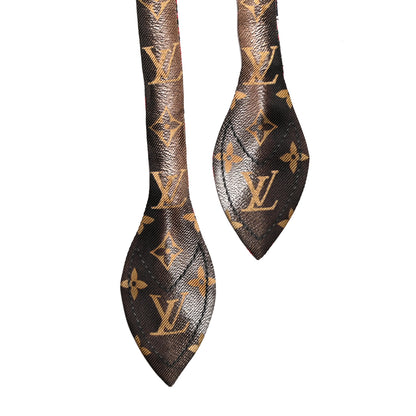 Louis Vuitton Silk Monogram Vuittamins Bandeau 3D Marron 2 of 3