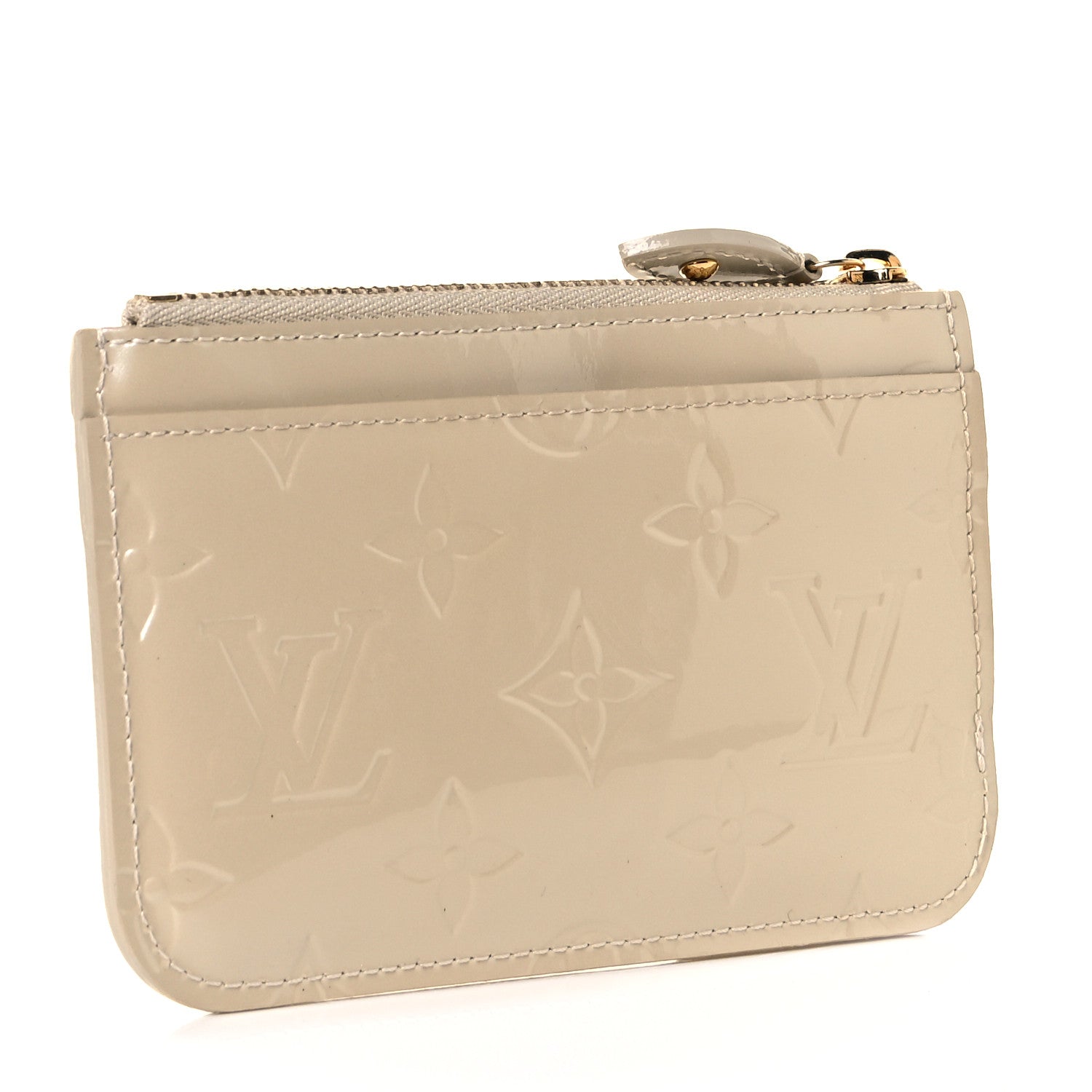 Louis Vuitton Vernis Key Pouch Blanc Corail 3 of 8