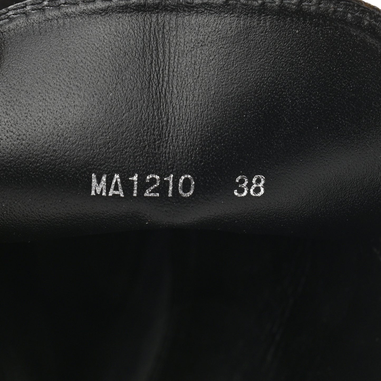 Suede Calfskin Monogram Laureate Platform Desert Boots 38 Black