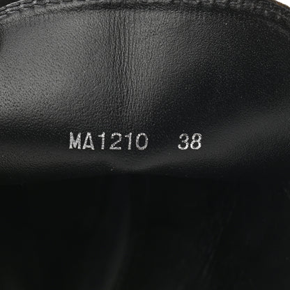 Louis Vuitton Suede Calfskin Monogram Laureate Platform Desert Boots 38 Black 8 of 9
