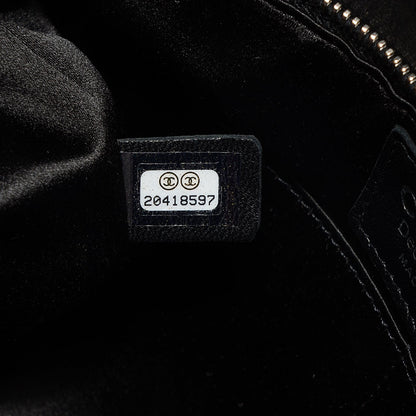 Chanel Iridescent Quilted Chain Clutch Black 8 of 8