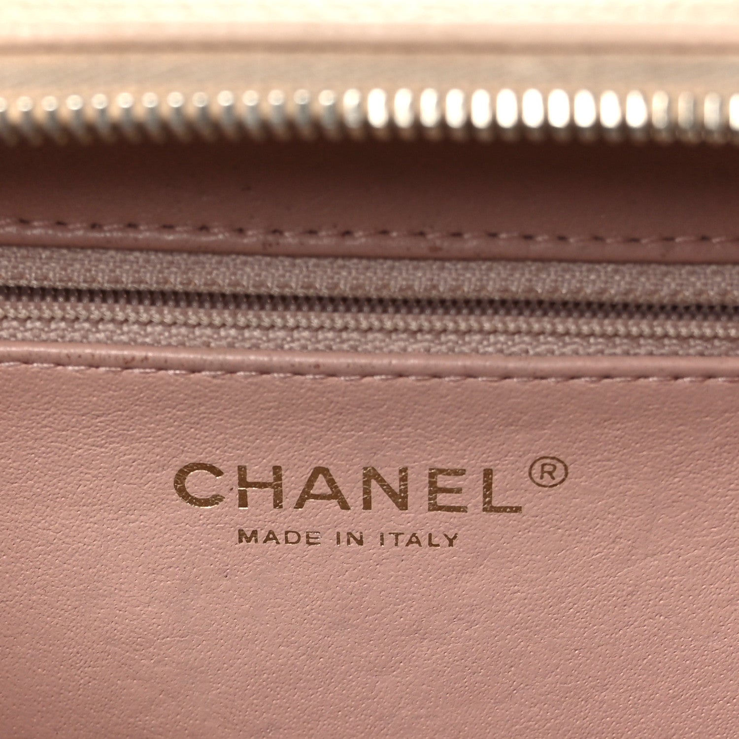 Chanel Caviar Quilted Medium CC Filigree Vanity Case Beige 6 of 9
