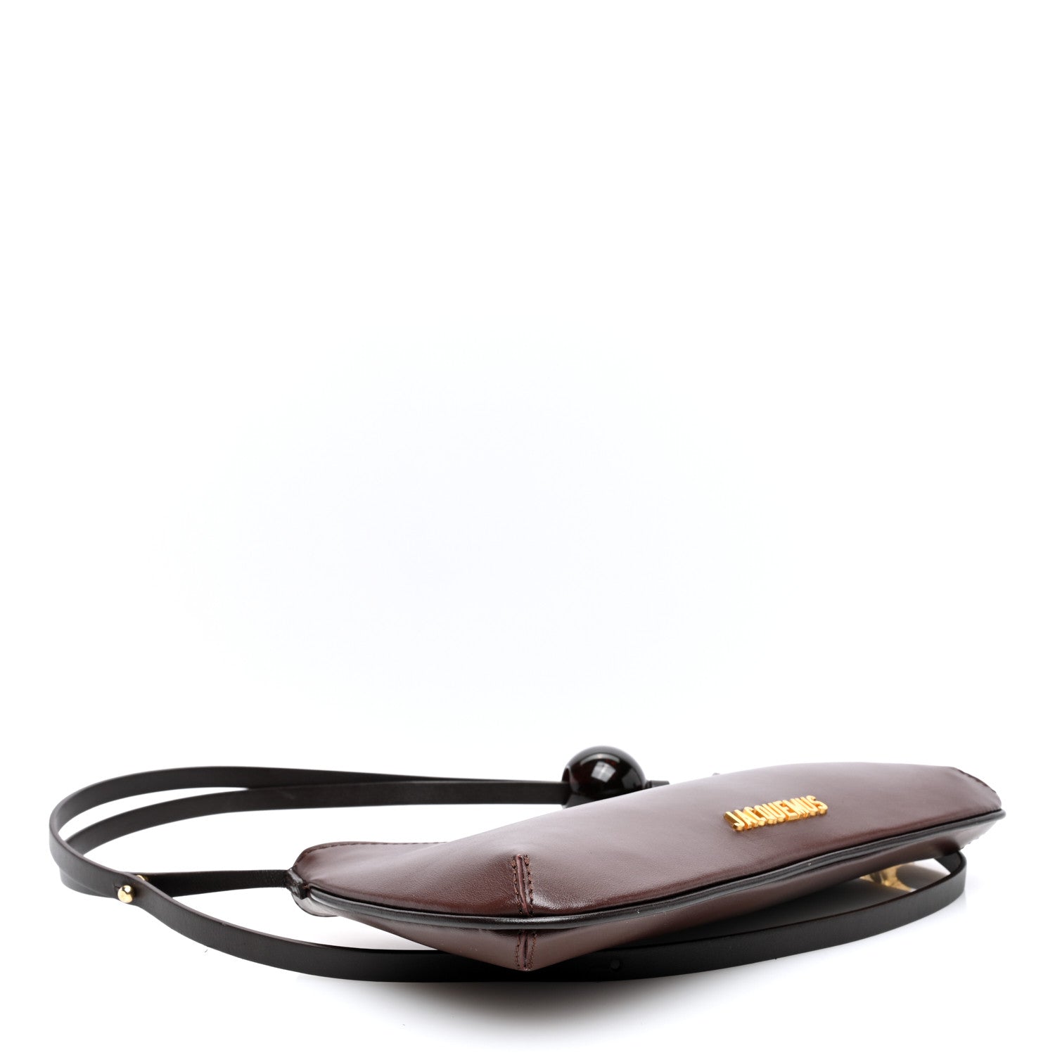 Jacquemus Smooth Calfskin Le Bisou Medium Brown 4 of 9