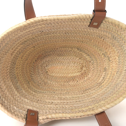 Loewe Raffia Basket Tote Bag Natural Tan 4 of 8