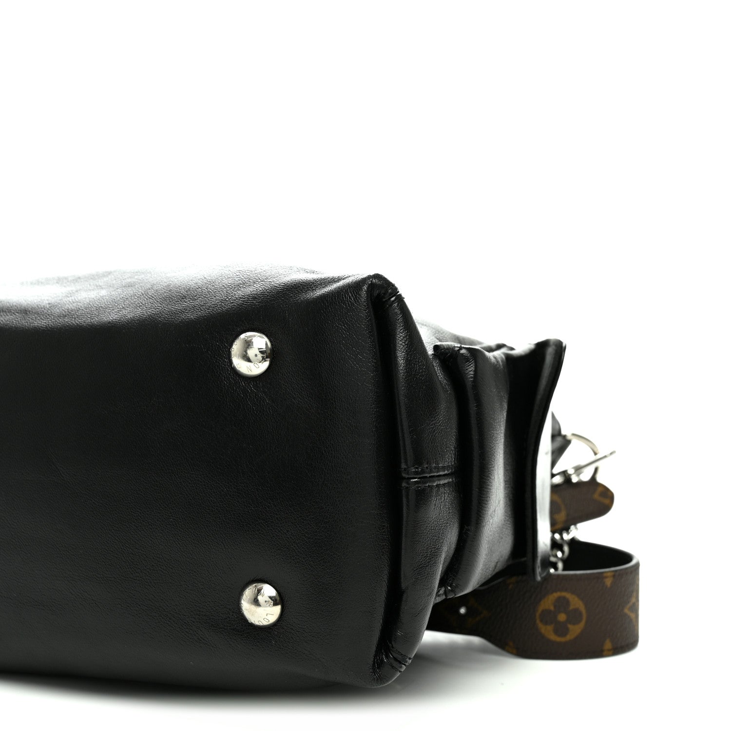 Louis Vuitton Lambskin CarryAll Cargo Vibe PM Black Black 9 of 9