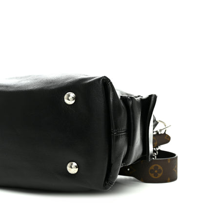 Louis Vuitton Lambskin CarryAll Cargo Vibe PM Black Black 9 of 9