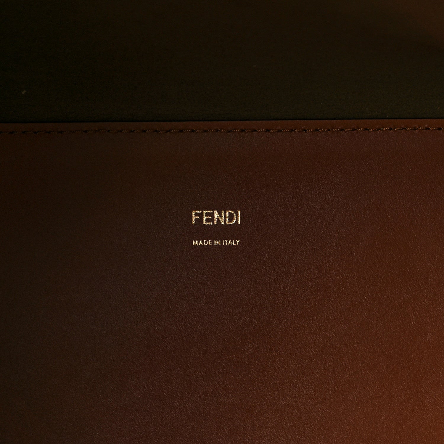 Fendi Vitello King Plexiglass Medium Fendi Sunshine Shopper Tote Cuoio 6 of 8