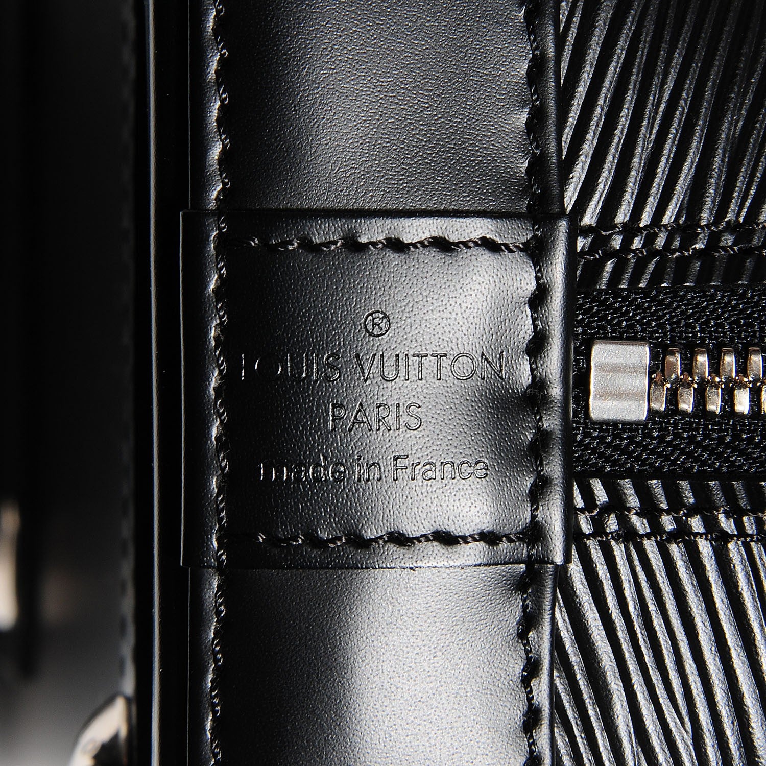 Louis Vuitton Epi Alma PM Black 6 of 7