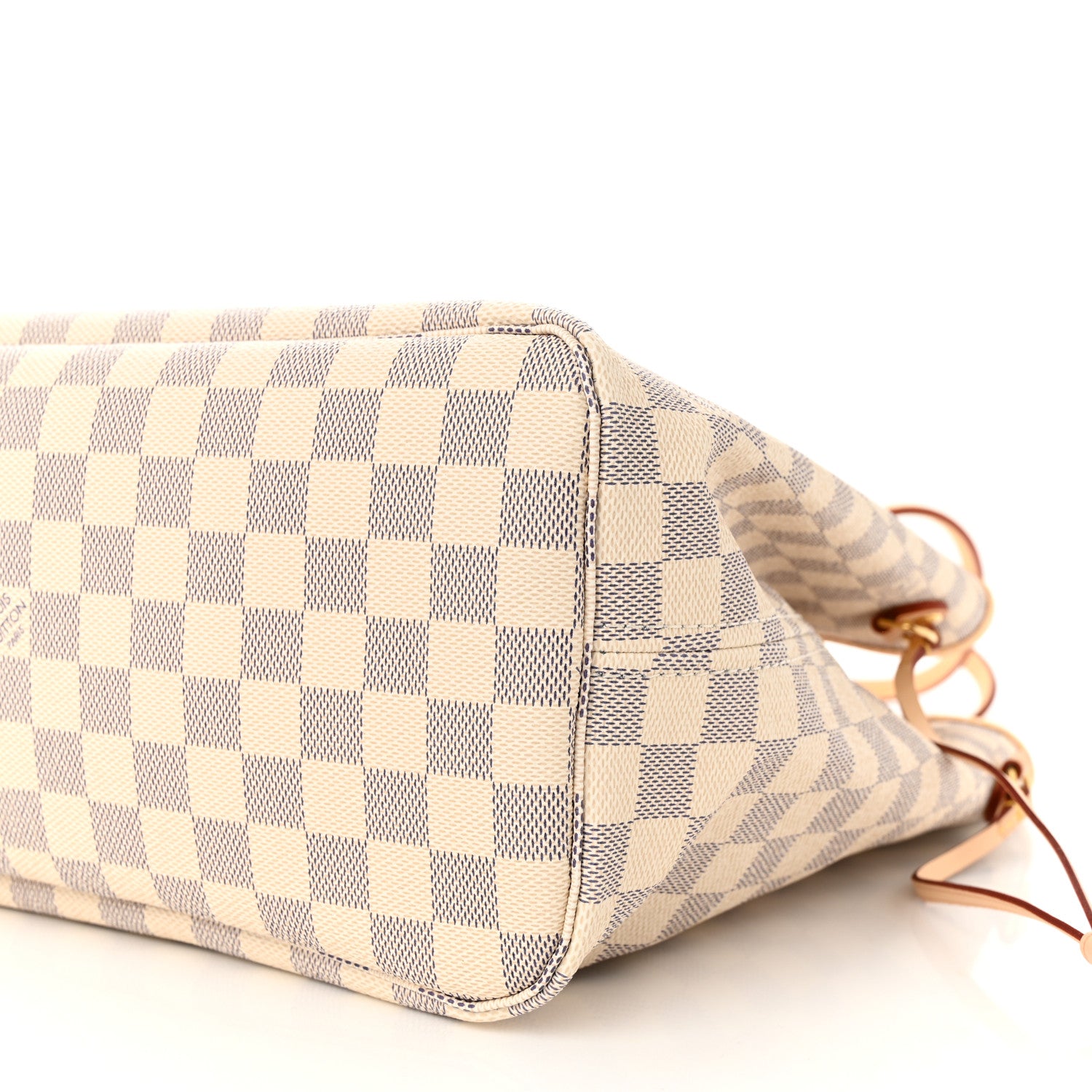 Louis Vuitton Damier Azur Neo Neverfull MM Rose Ballerine 10 of 11