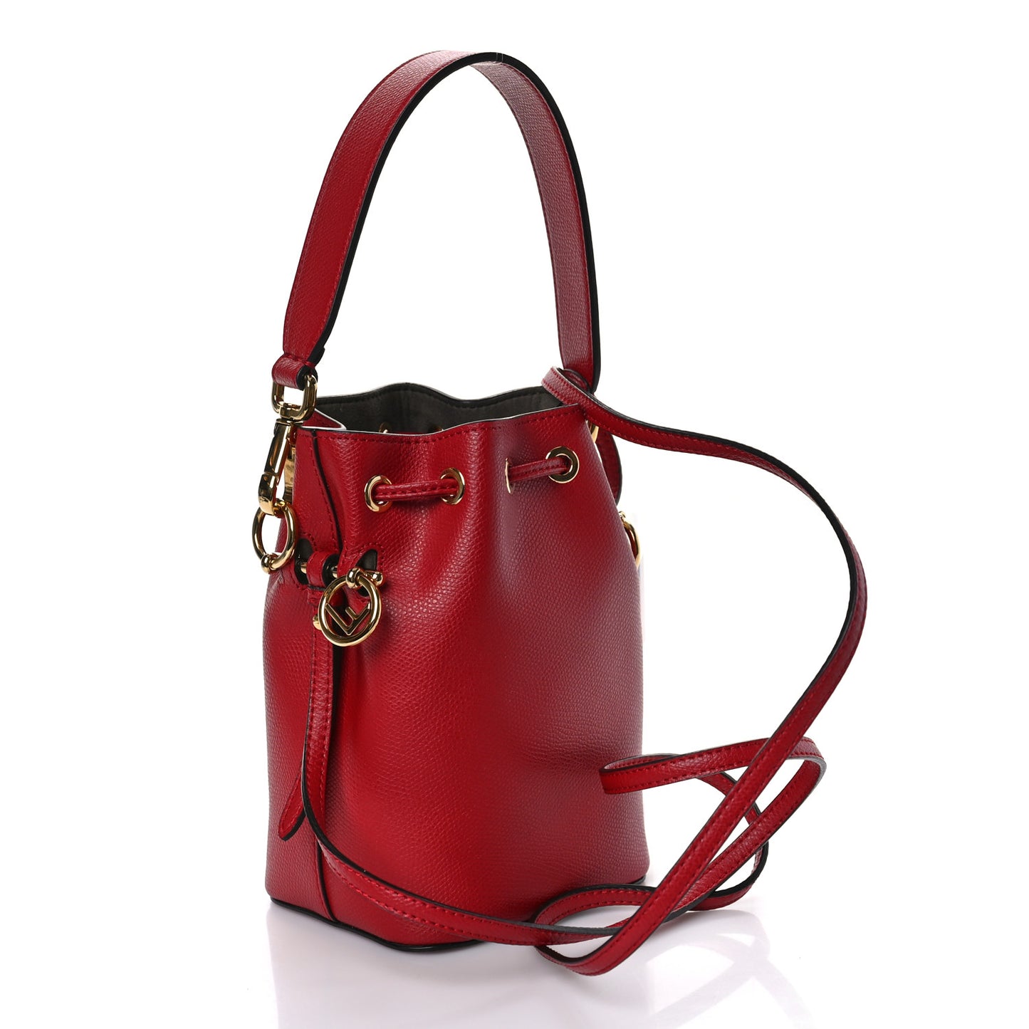 Vitello Cruise F is Fendi Mini Mon Tresor Bucket Bag Fragola