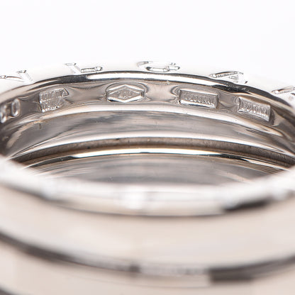 Bulgari 18K White Gold B.Zero1 Four-Band Ring 50 5.25 4 of 8