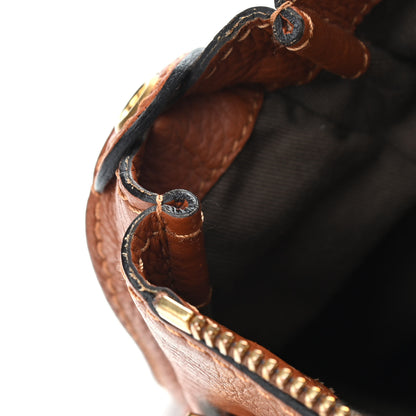 Chloe Calfskin Medium Marcie Satchel Tan 9 of 11
