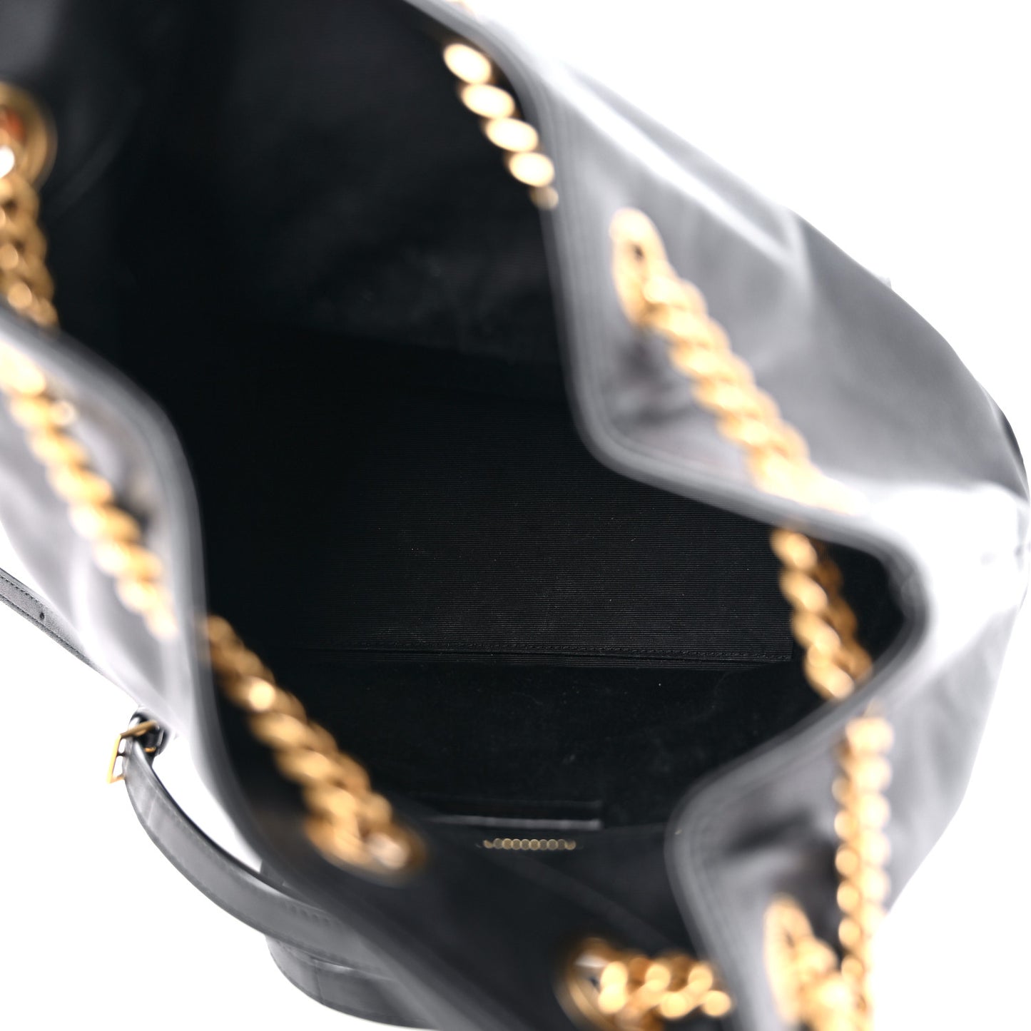 Lambskin Matelasse Monogram Joe Backpack Black