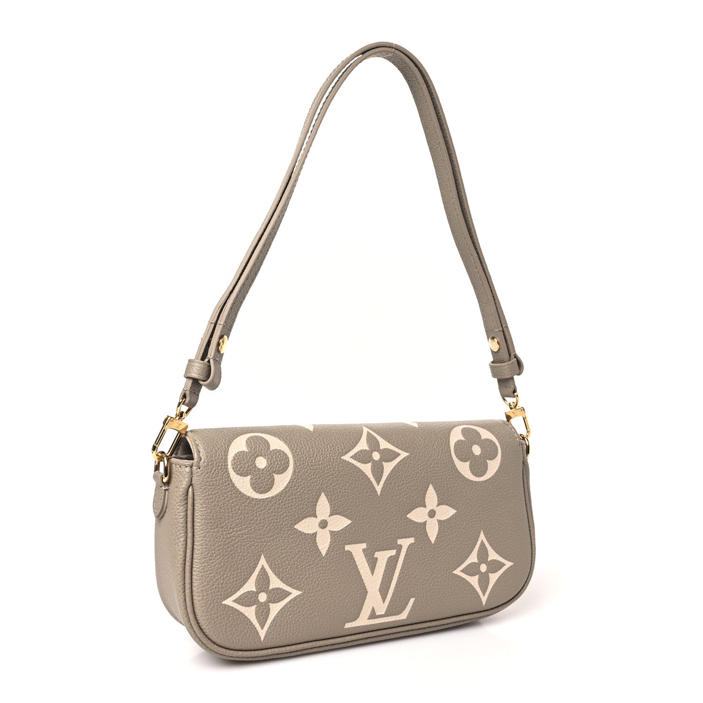 Empreinte Monogram Giant Ivy Wallet On Chain Tourterelle Creme