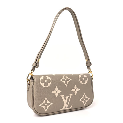 Louis Vuitton Empreinte Monogram Giant Ivy Wallet On Chain Tourterelle Creme 3 of 9