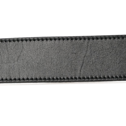 Gucci Calfskin Interlocking G Belt 95 38 Black 6 of 10