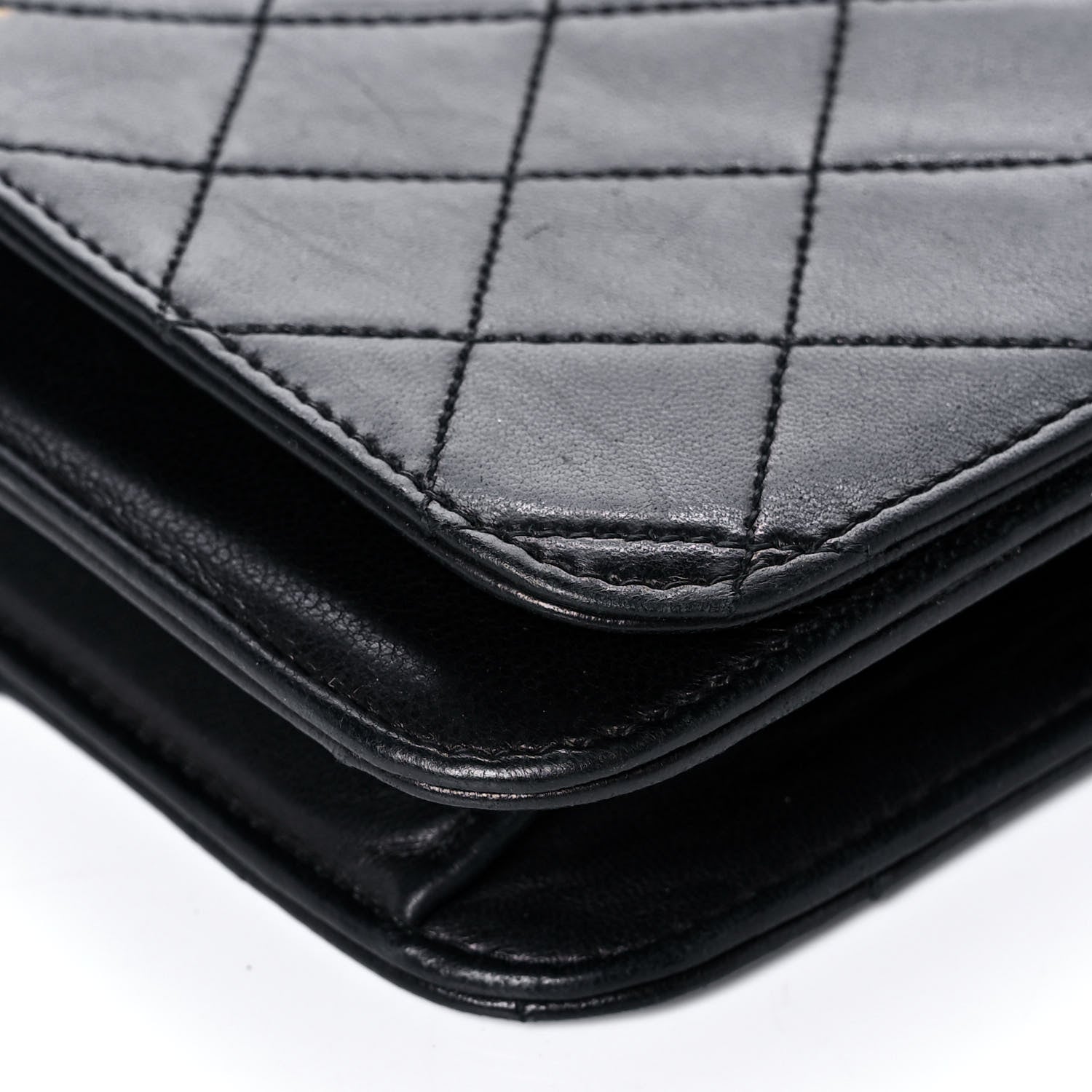 Chanel Lambskin Quilted Small Single Flap Black 11 of 15