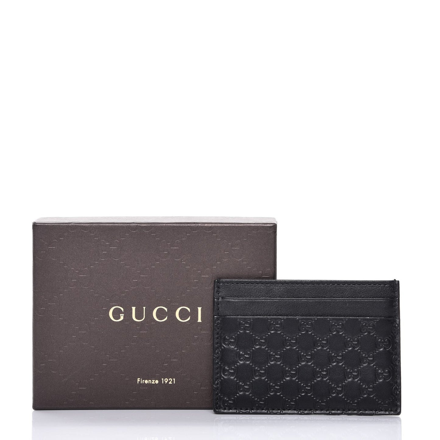 Microguccissima Card Holder Black