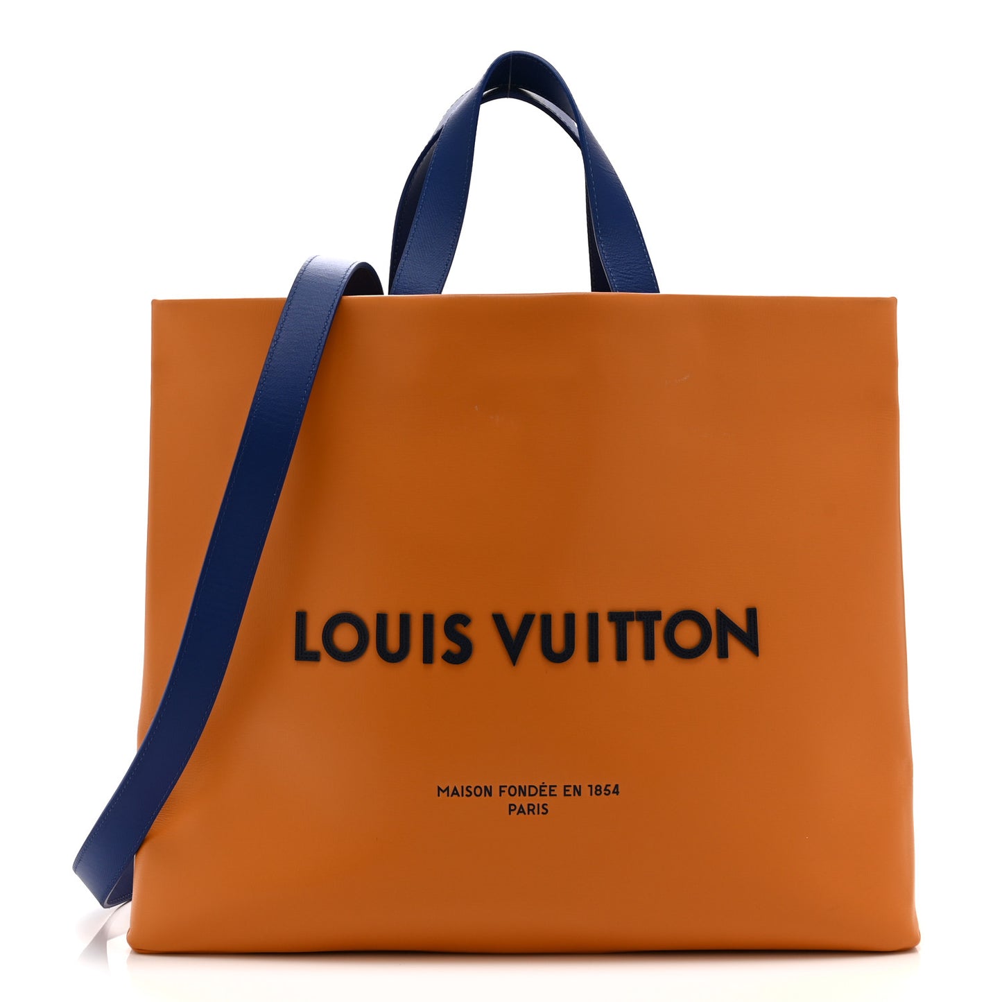 Cowhide Shopper Bag MM Safran