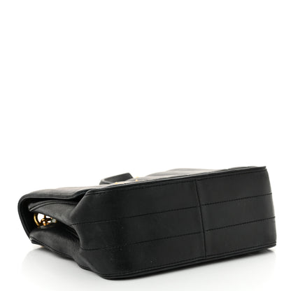 Saint Laurent Lambskin Matelasse Monogram Medium Vicky Chain Bag Black 4 of 17