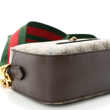 Gucci GG Supreme Monogram Web Neo Vintage Shoulder Bag Beige New Acero Crop 9 of 10