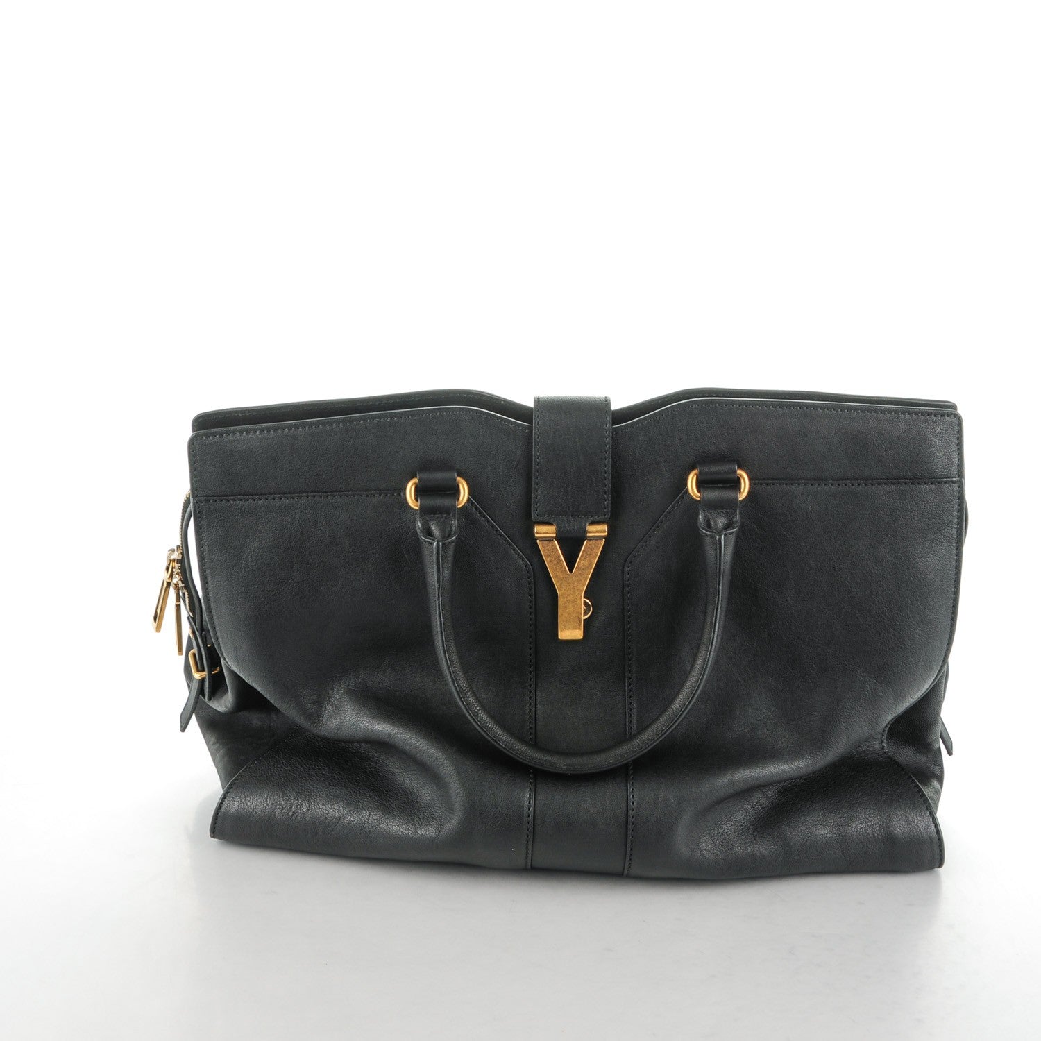 Saint Laurent Sheepskin Large Cabas ChYc Black 8 of 8