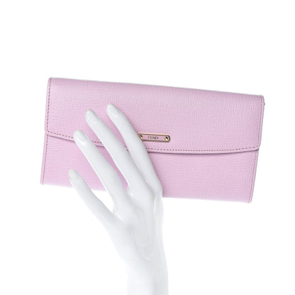 Fendi Vitello Elite Bi-Color Simply Continental Wallet Lavanda Cobalt 2 of 7