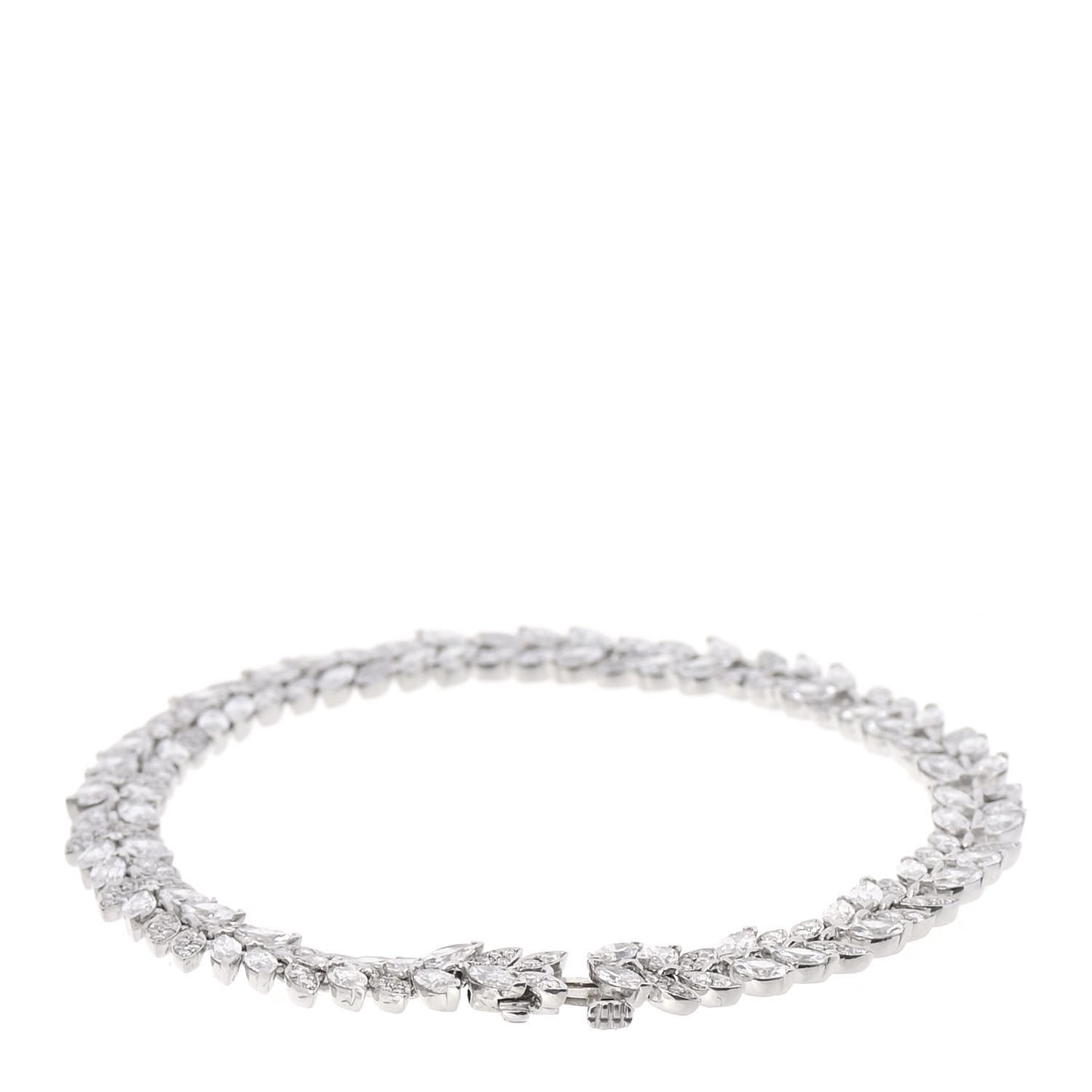 Platinum Diamond Victoria Vine Tennis Bracelet