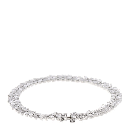 Tiffany Platinum Diamond Victoria Vine Tennis Bracelet 2 of 3