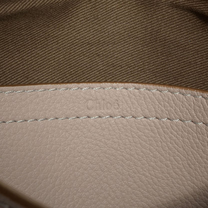 Chloe Grained Calfskin Medium Marcie Saddle Bag Nude 6 of 10