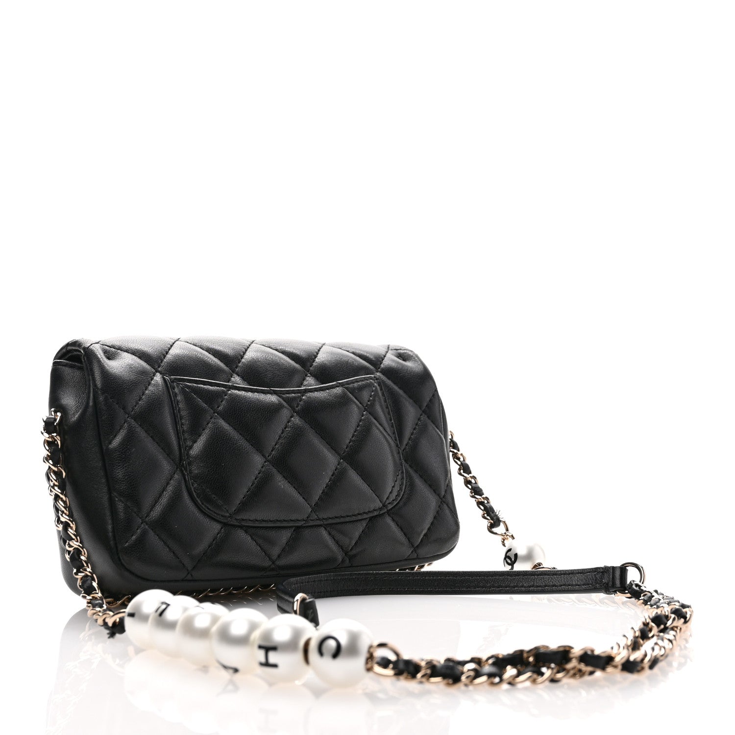 Chanel Lambskin Quilted Mini My Precious Flap Black 3 of 13