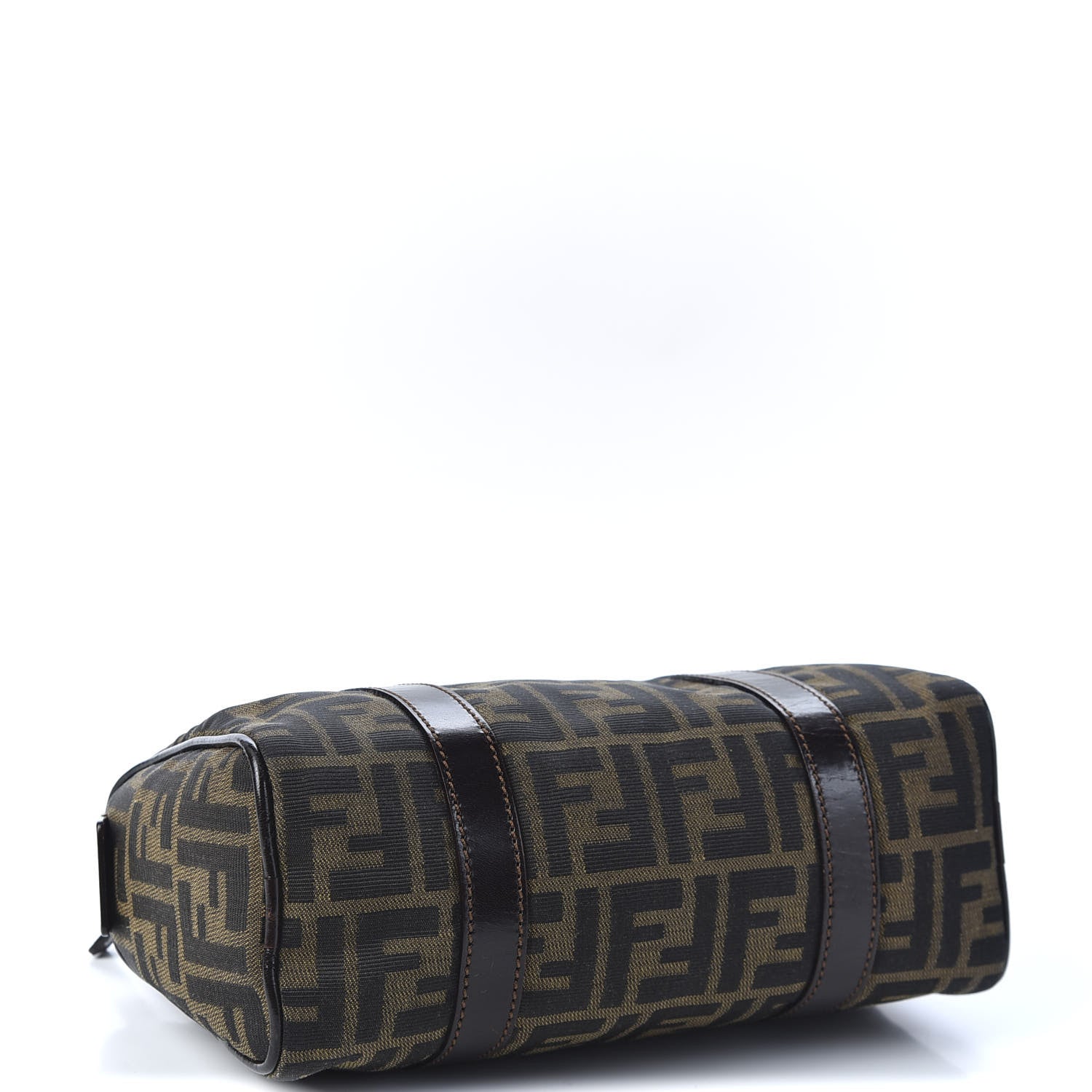 Fendi Zucca Mini Boston Satchel Tobacco 4 of 10