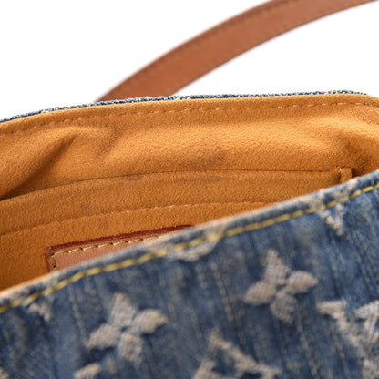 Louis Vuitton Monogram Denim Mini Pleaty Blue 14 of 15